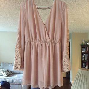 Pastel pink romper